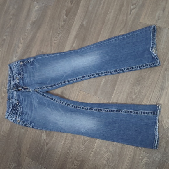 Miss Me Cross Light Wash Boot Cut Jeans - Picture 8 of 8